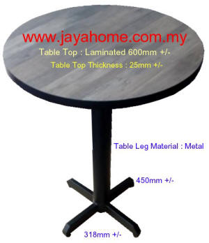 Cafe TABLE 600MM ROUND